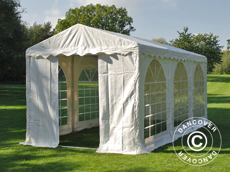 Partytelt SEMI PRO Plus 3x6m PVC 900, Hvit - Image 5