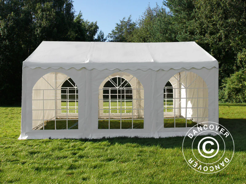 Partytelt, SEMI PRO Plus CombiTents® 900 5x10m, 3 i 1, Hvit - Image 5