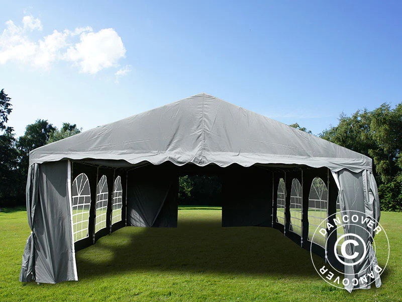 Partytelt UNICO 5x8m. Mørk grå - Image 4