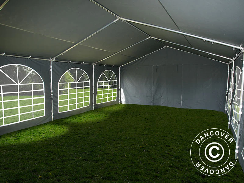 Partytelt UNICO 5x8m. Mørk grå - Image 9