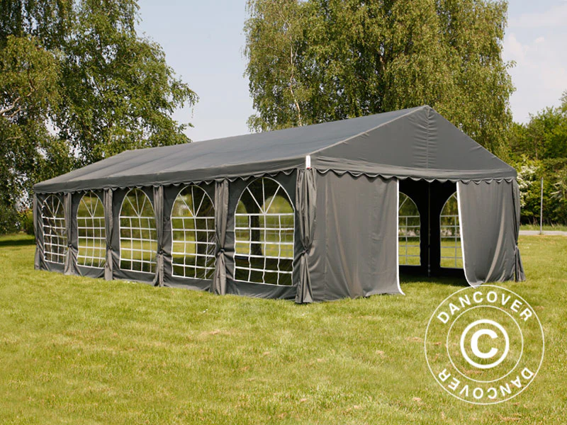 Partytelt UNICO 6x12m, Mørk grå - Image 2