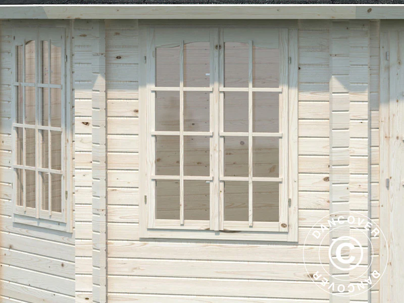 Paviljong i tre m/gulv, 4,21x4,21x3,71m, 14,1m², Naturlig - Image 4