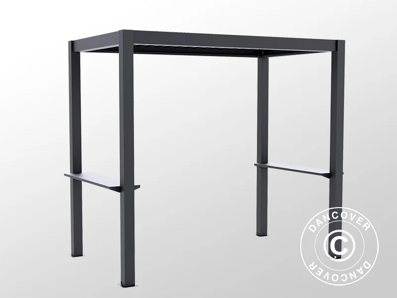 Pergola San Juan for grill, 2,5x1,5x2,3m, Svart - Image 4