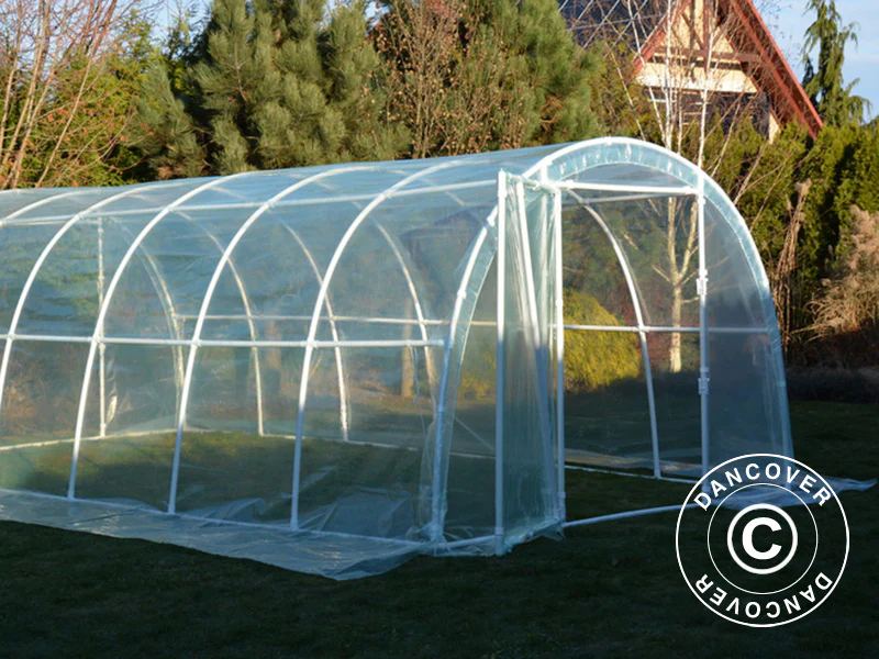 Polytunnel Drivhus 130, 3x6x2,1m, 18m², Transparent - Image 5