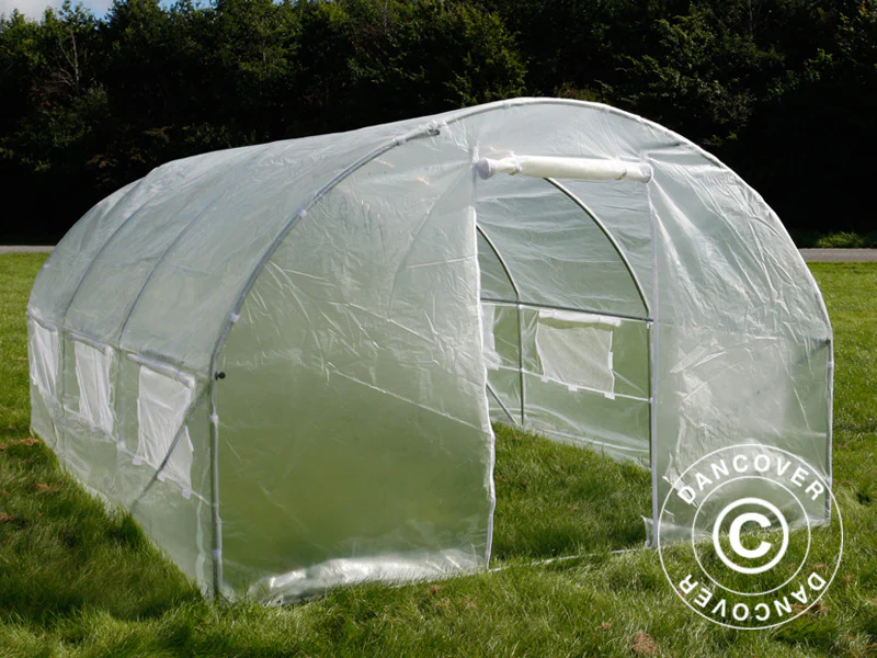 Polytunnel Drivhus 3x3x2m, 9m², Transparent - Image 2