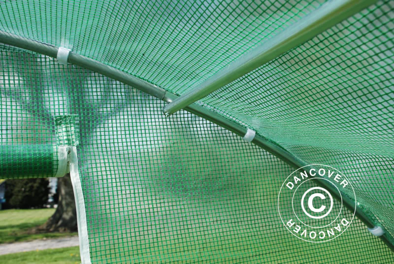 Polytunnel Drivhus 3x8x2m, 24m², Grønn - Image 9