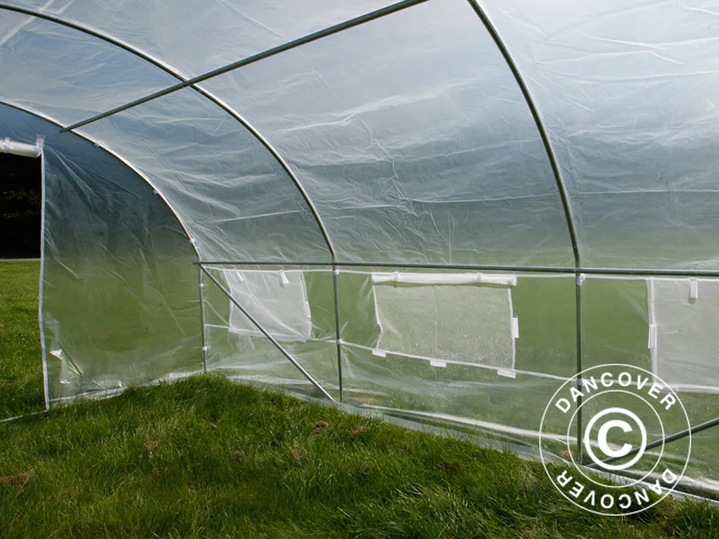 Polytunnel Drivhus 4x4x2m, 16m², Transparent - Image 15