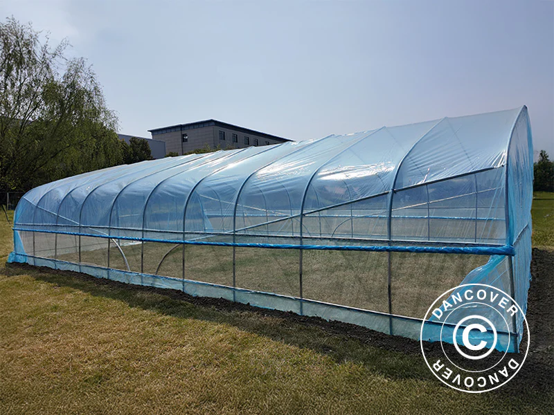 Polytunnel Drivhus, 6x20x2,5m, 100-mikron PO-film, Transparent - Image 6