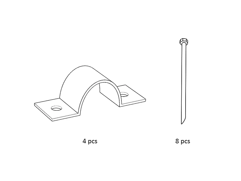Pose m/låsepinner og beslag til Telthall PRO og Basic - Image 4