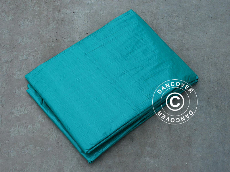 Presenning 2,5x3,6m (15 stk), PE 65g/m², Grønn - Image 3