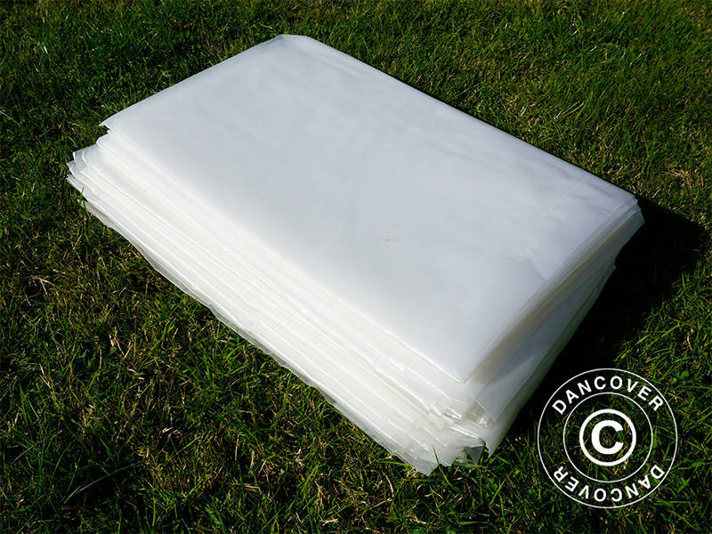 Presenning 4x6 m, PE 90 g/m², transparent - Image 5
