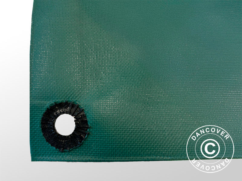 Presenning 4x6m, TPO, 350 g/m², Grønn - Image 3