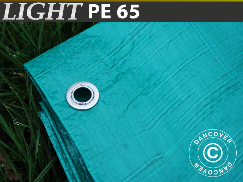 Presenning 5x8m, PE 65g/m², Grønn