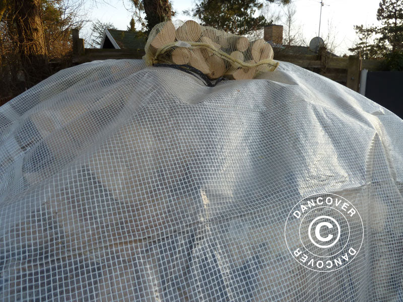 Presenning 6x10m, Nettingforsterket PE 200g/m², Transparent - Image 7