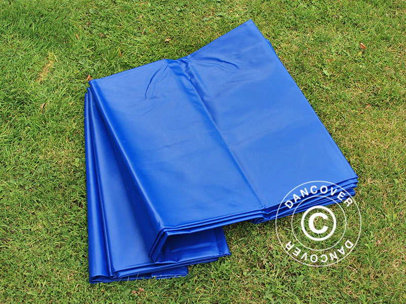 Presenning 6x8m, PVC 570g/m², Blå - Image 11