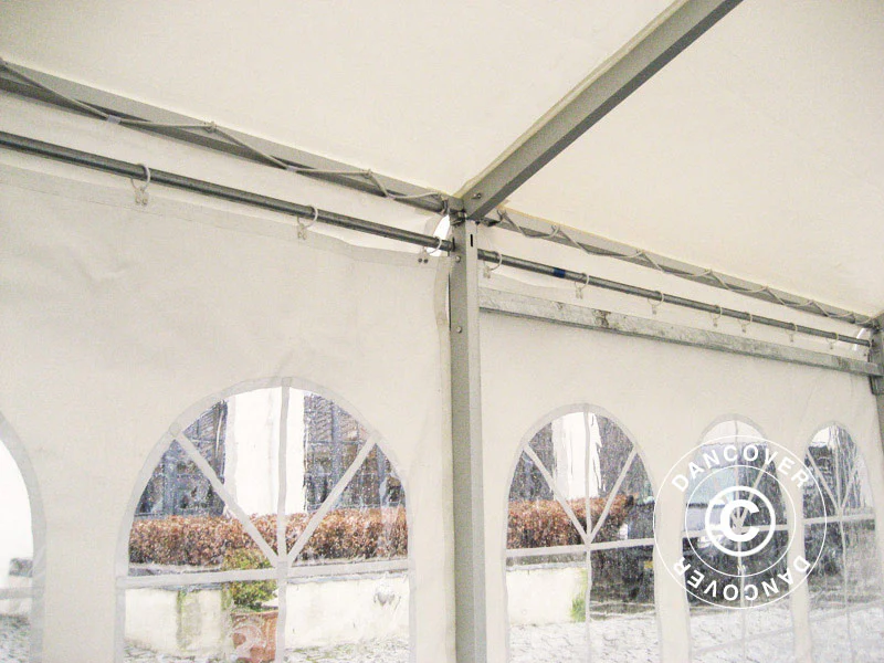 Profesjonelt partytelt EventZone 9x12m PVC, Hvit - Image 3