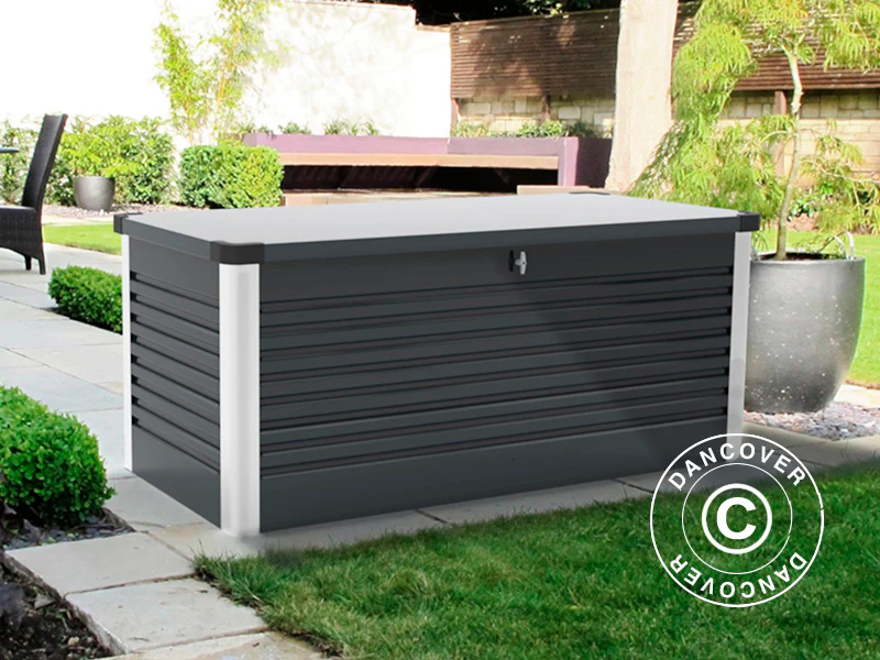 Puteboks, Protect-a-Box, Trimetals, 0,785x1,875x0,725m, 1,47m², Antrasitt - Image 2