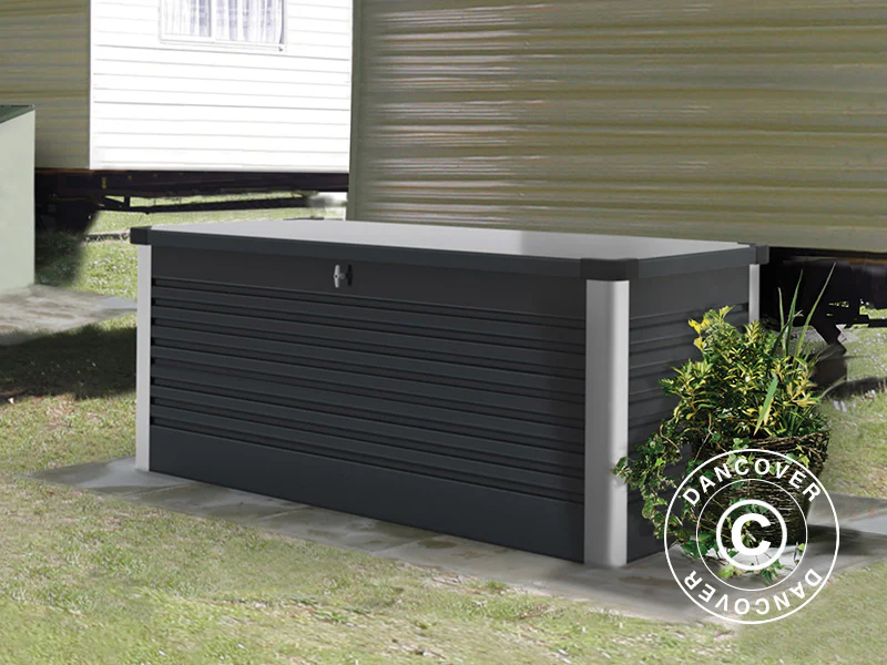 Puteboks, Protect-a-Box, Trimetals, 0,785x1,875x0,725m, 1,47m², Antrasitt - Image 5