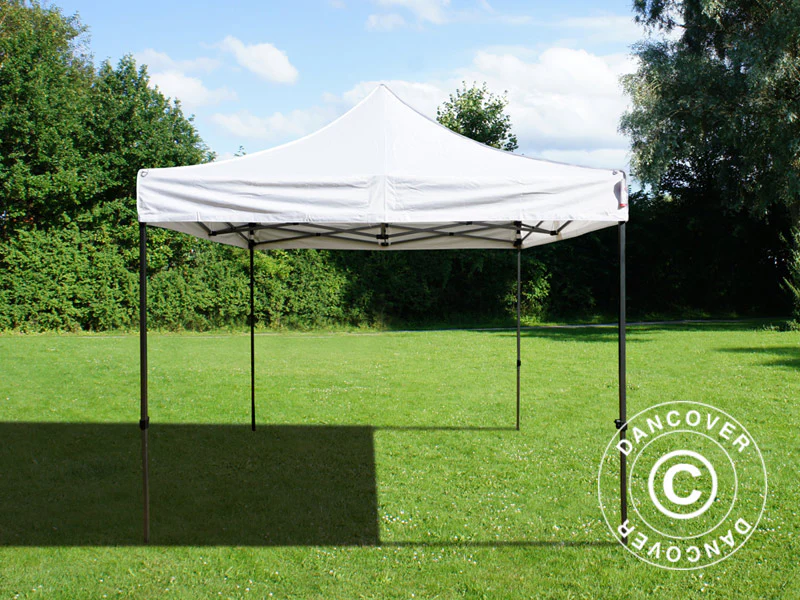 Quick-up telt FleXtents Basic v.3, 4x4m Hvit, inkl. 4 sider - Image 8