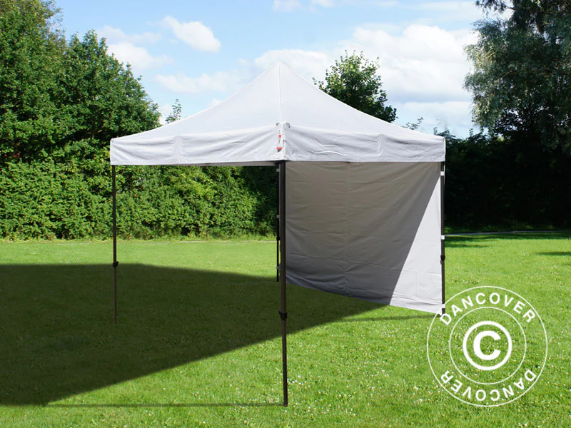 Quick-up telt FleXtents Basic v.3, 4x4m Hvit, inkl. 4 sider - Image 9