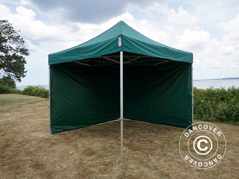 Quick-up telt FleXtents PRO 3x3m Grønn, inkl. 4 sider - Image 11