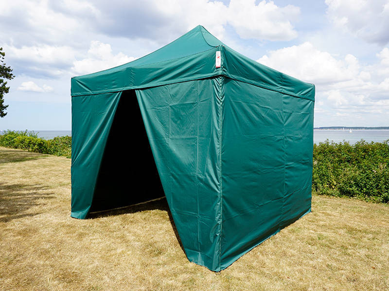 Quick-up telt FleXtents PRO 3x3m Grønn, inkl. 4 sider - Image 6