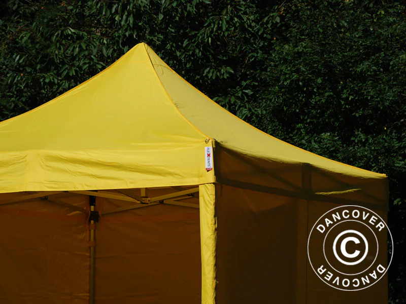 Quick-up telt FleXtents PRO 3x3m Gul, inkl. 4 sider - Image 19