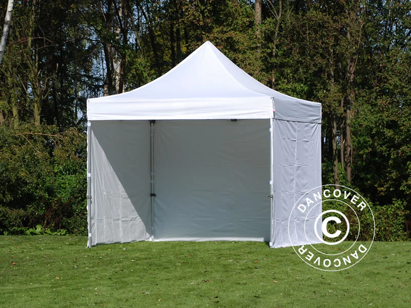 Quick-up telt FleXtents PRO 3x3m Hvit, inkl. 4 sider - Image 5