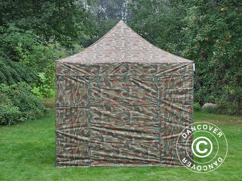 Quick-up telt FleXtents PRO 3x3m Kamuflasje, inkl. 4 sider - Image 10