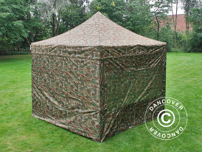 Quick-up telt FleXtents PRO 3x3m Kamuflasje, inkl. 4 sider - Image 17
