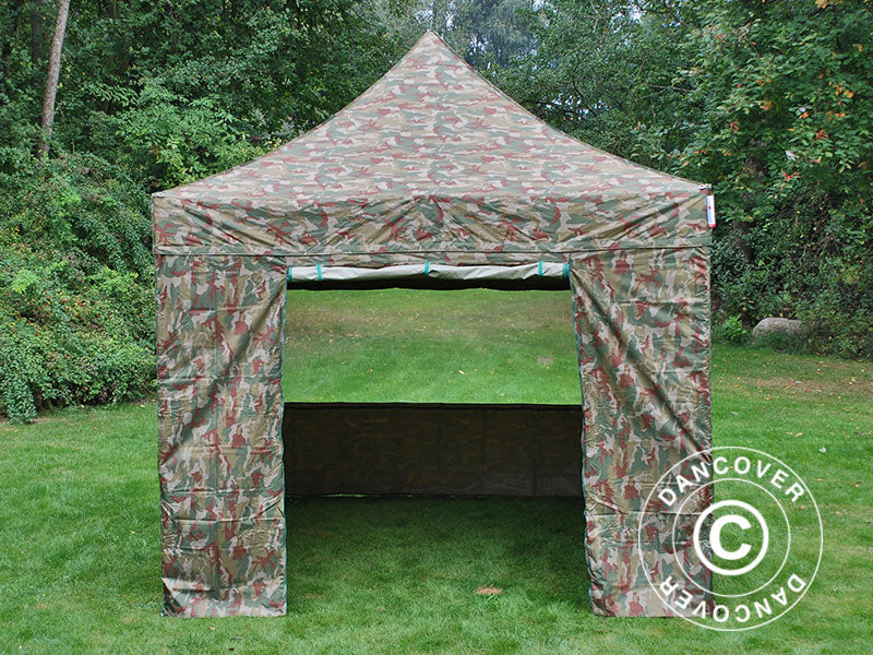 Quick-up telt FleXtents PRO 3x3m Kamuflasje, inkl. 4 sider - Image 20