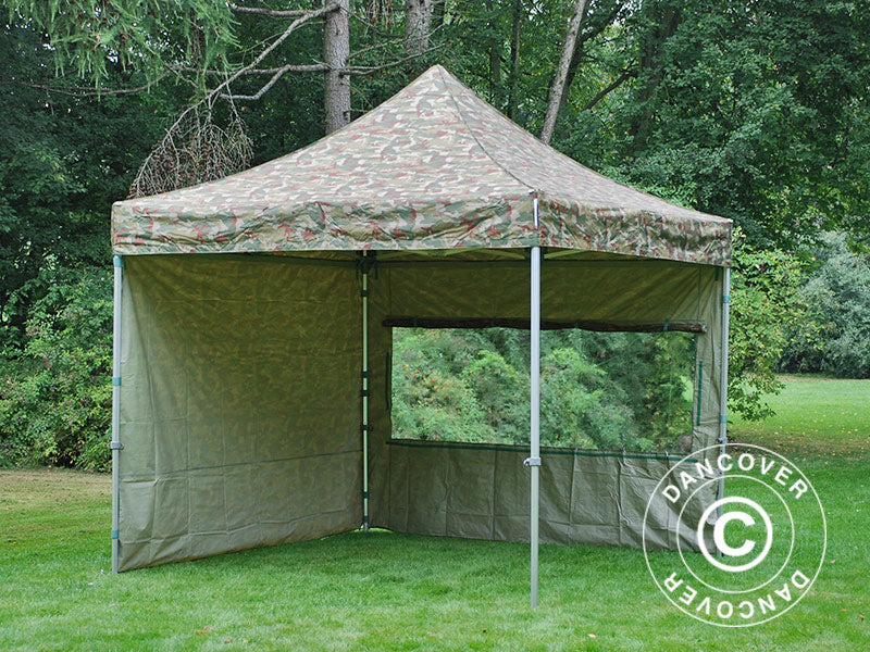 Quick-up telt FleXtents PRO 3x3m Kamuflasje, inkl. 4 sider - Image 22