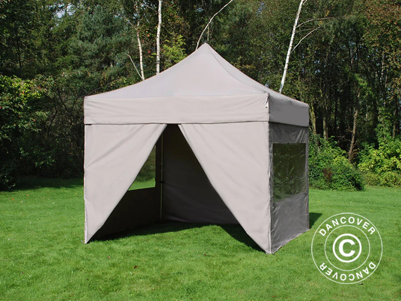 Quick-up telt FleXtents PRO 3x3m Latte, inkl. 4 sider - Image 12