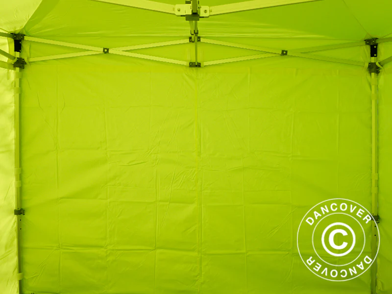 Quick-up telt FleXtents PRO 3x3m Neongul/grønn, inkl. 4 sider - Image 10