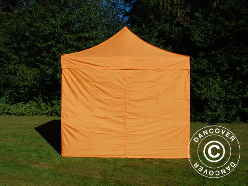 Quick-up telt FleXtents PRO 3x3m Oransje, inkl. 4 sider - Image 5