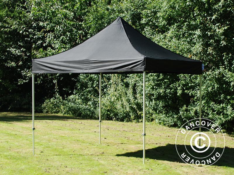 Quick-up telt FleXtents PRO 3x3m Svart, Flammehemmende - Image 5
