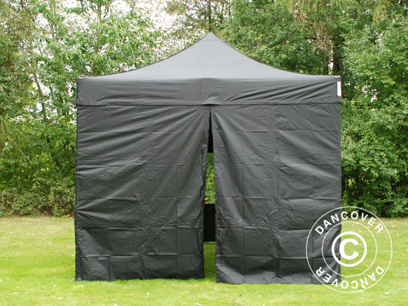 Quick-up telt FleXtents PRO 3x3m Svart, inkl. 4 sider - Image 10