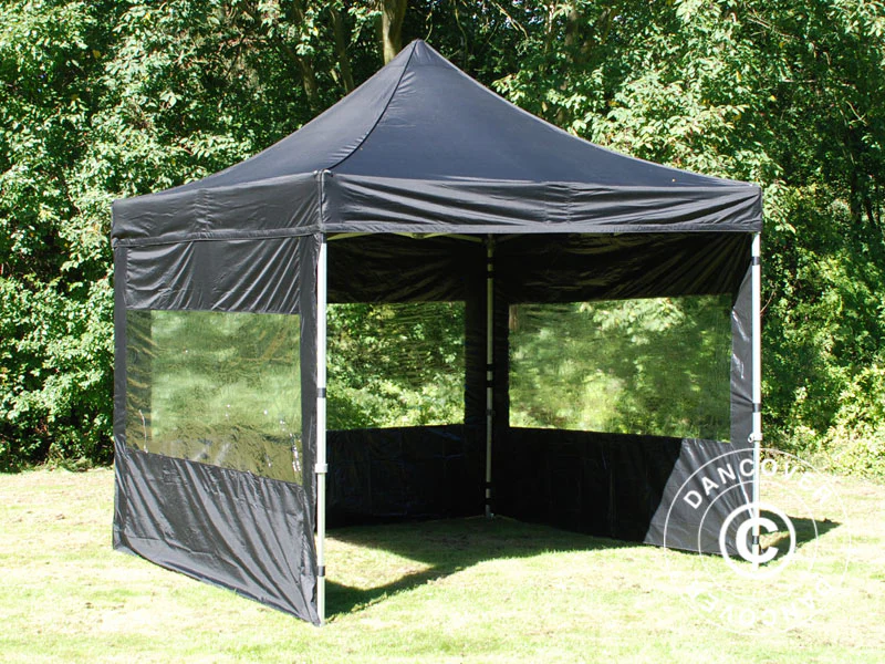 Quick-up telt FleXtents PRO 3x3m Svart, inkl. 4 sider - Image 17