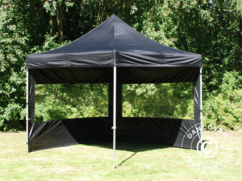 Quick-up telt FleXtents PRO 3x3m Svart, inkl. 4 sider - Image 19
