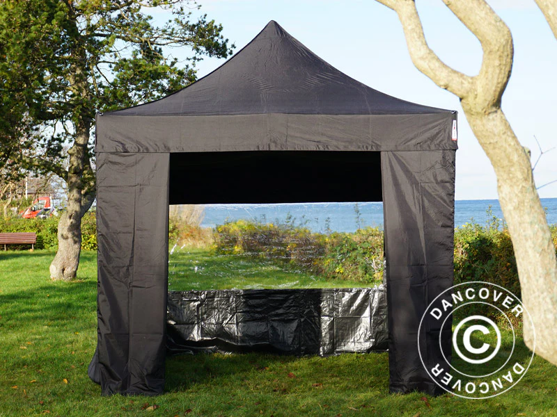 Quick-up telt FleXtents PRO 3x3m Svart, inkl. 4 sider - Image 20