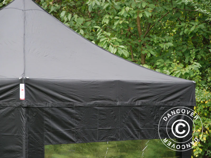 Quick-up telt FleXtents PRO 3x3m Svart, inkl. 4 sider - Image 25