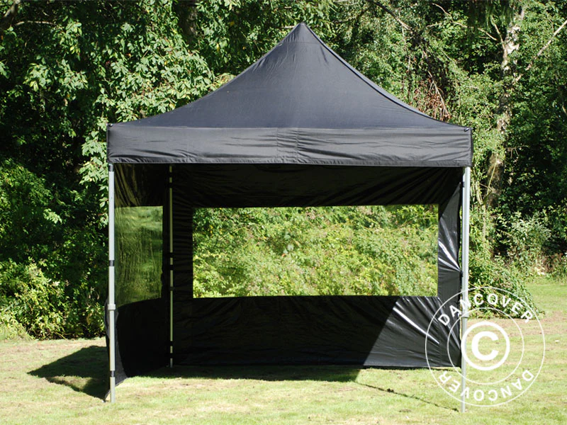 Quick-up telt FleXtents PRO 3x3m Svart, inkl. 4 sider - Image 26