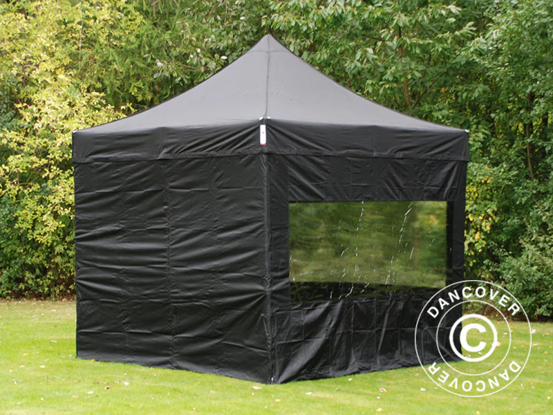 Quick-up telt FleXtents PRO 3x3m Svart, inkl. 4 sider - Image 27