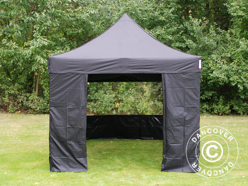 Quick-up telt FleXtents PRO 3x3m Svart, inkl. 4 sider - Image 31