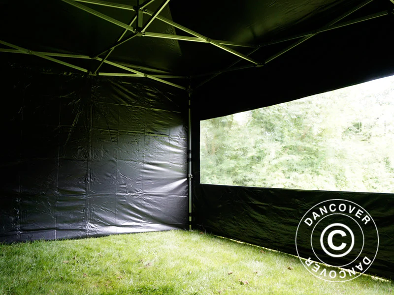 Quick-up telt FleXtents PRO 3x4,5m Svart, inkl. 4 sider - Image 11