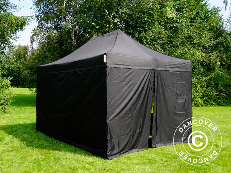 Quick-up telt FleXtents PRO 3x4,5m Svart, inkl. 4 sider - Image 15