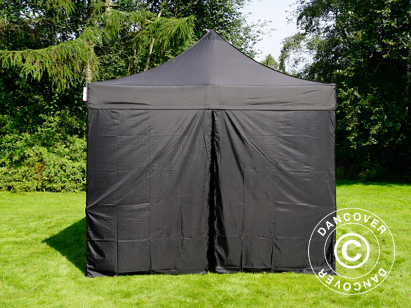 Quick-up telt FleXtents PRO 3x4,5m Svart, inkl. 4 sider - Image 5