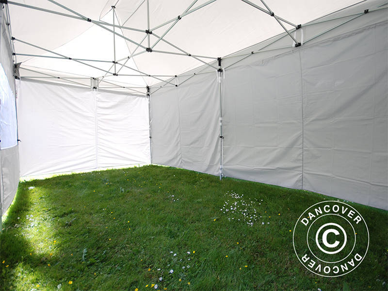 Quick-up telt FleXtents PRO 3x6m Hvit, inkl. 6 sider - Image 13