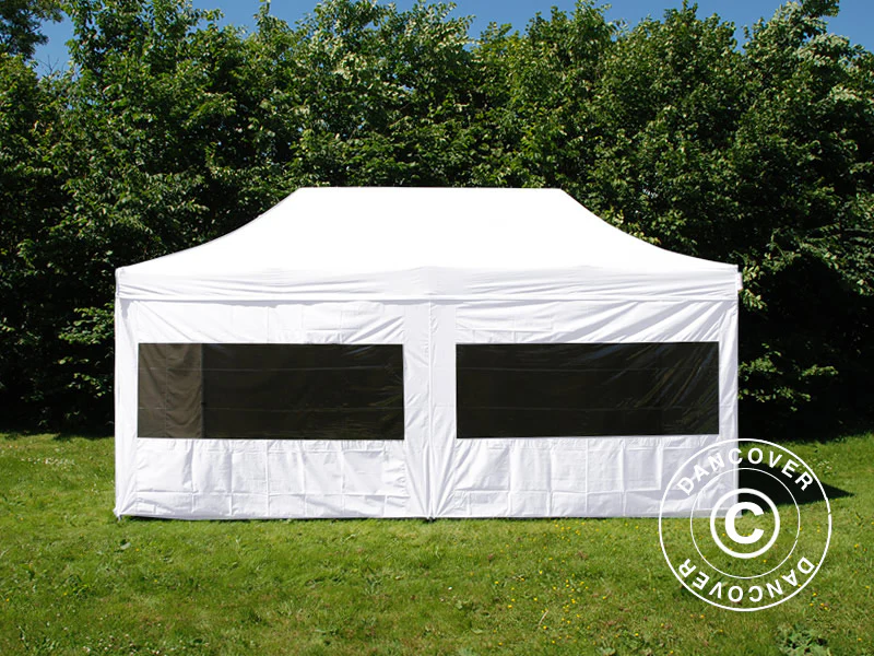 Quick-up telt FleXtents PRO 3x6m Hvit, inkl. 6 sider - Image 2