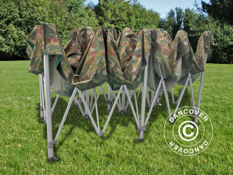 Quick-up telt FleXtents PRO 3x6m Kamuflasje, inkl. 6 sider - Image 13